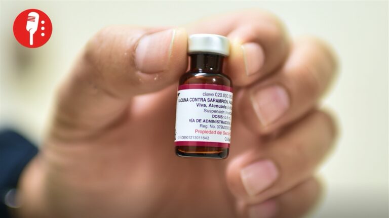 Avanza la vacunación contra el sarampión en México