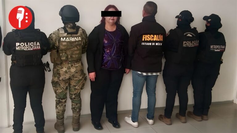 Capturan a extorsionadora del Estado de México