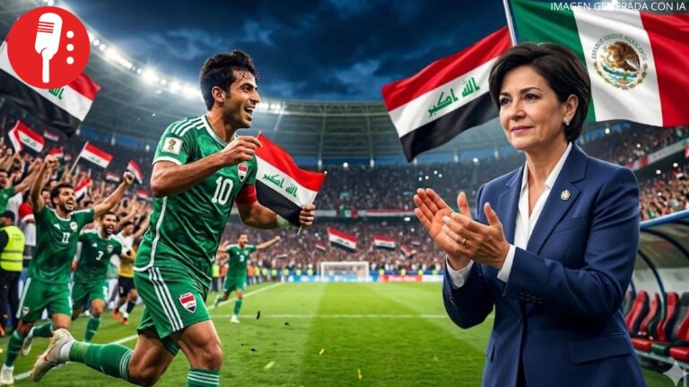 Seguimiento al equipo de fútbol iraquí por la Secretaría de Relaciones Exteriores
