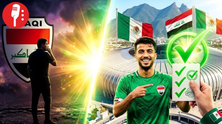 Iraq confirma que vendrá a México. Ya tienen la visa
