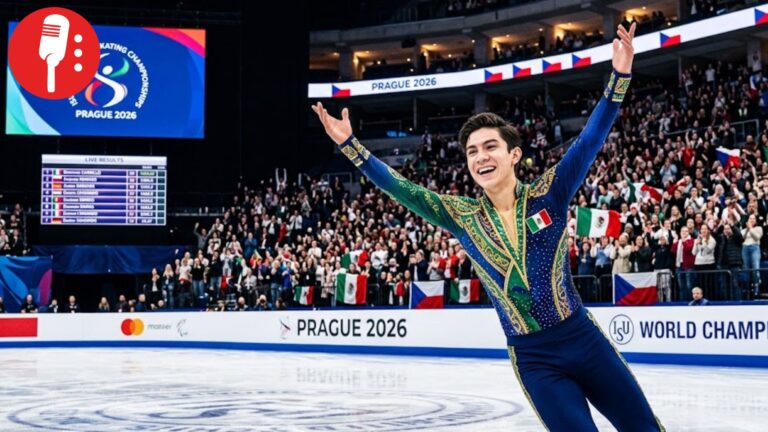 Donovan Carrillo se clasificó a la final del Mundial de Patinaje Artístico Praga