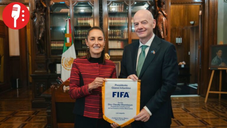 “Todo va a salir maravilloso”: Sheinbaum tras reunión con presidente de la FIFA
