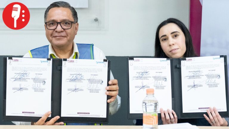Ricardo Moreno firma alianza con Grupo Danone para rehabilitar espacios públicos