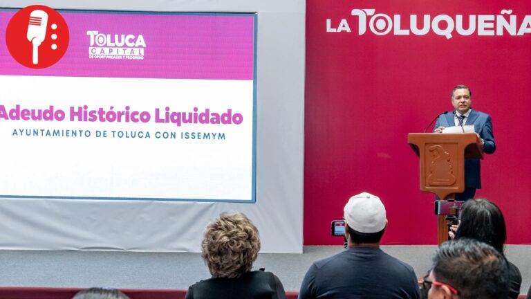 Ricardo Moreno liquida adeudo històrico de Toluca con ISSEMYM