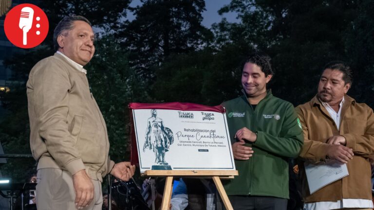 Ricardo Moreno entrega rehabilitación integral del Parque Alameda Central en Toluca