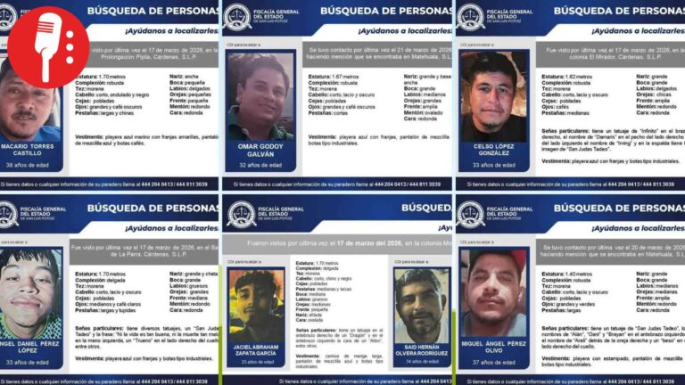 Reportan desaparición de siete trabajadores en SLP durante jornada laboral
