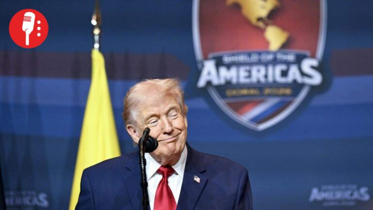 Trump dice a líderes latinoamericanos de derecha: “No voy a aprender su maldito idioma”