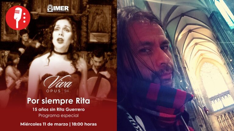 TRIAGE: OPUS 94 transmitirá “Por siempre Rita”, programa especial a 15 años de la desaparición física de una infinita presencia icónica