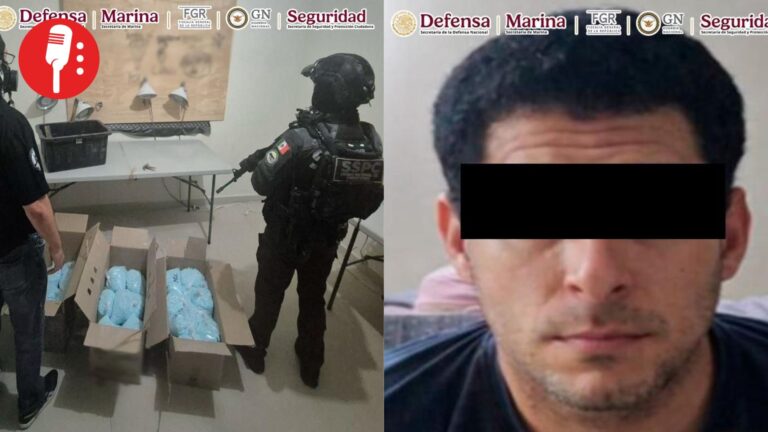 Detienen a Yahir “N” y aseguran más de 270 kilos de fentanilo en Colima