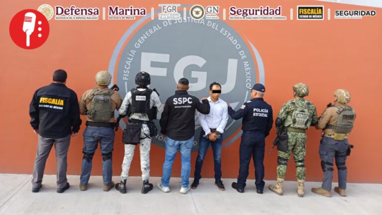 Detienen a “Comandante Callejas”, presunto líder criminal buscado en Edomex por extorsión y cobro de piso