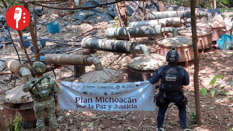 Desmantelan laboratorio clandestino para producir drogas sintéticas en Arteaga, Michoacán