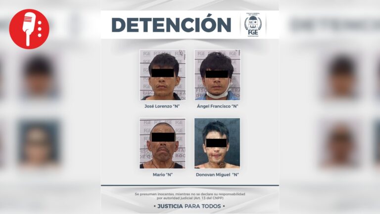 Capturan a cuatro presuntos integrantes del CJNG en Tulum, Quintana Roo