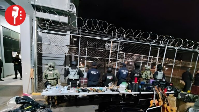 Megaoperativo en penal de Uruapan destapa armas, droga y dinero