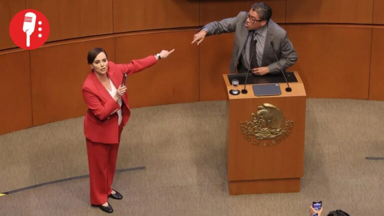 La plurinominal panista, Lilly Téllez, pierde el control y se pelea con Saúl Monreal en el Senado