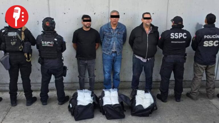 Caen en CDMX operadores de Los Cabrera Sarabia con 50 kilos de metanfetamina