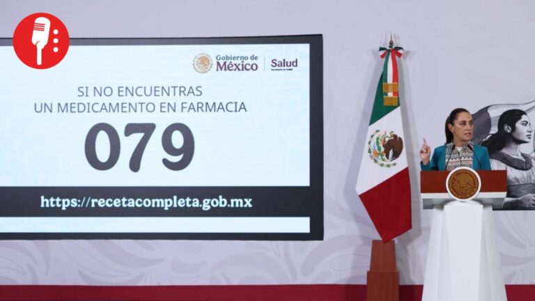 Abasto de medicamentos en sistema público está al 97% y apunta al 100%: Sheinbaum
