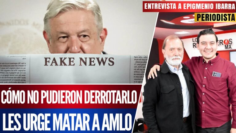 Entrevista | Mintieron matando a AMLO por un infarto; ese es su deseo en el fondo: Epigmenio Ibarra