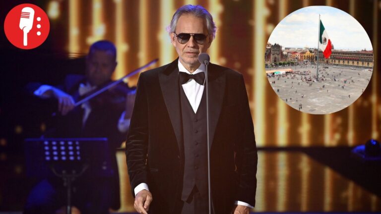 Andrea Bocelli dará concierto gratuito en el Zócalo de la CDMX este 18 de abril