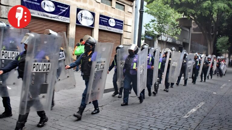 Policías mujeres para resguardar marcha del 8M en CDMX