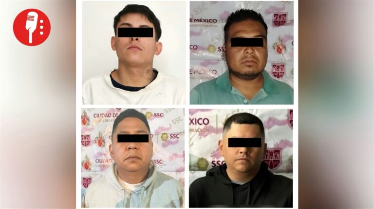 Detienen a cuatro por extorsión en la CDMX y Edomex
