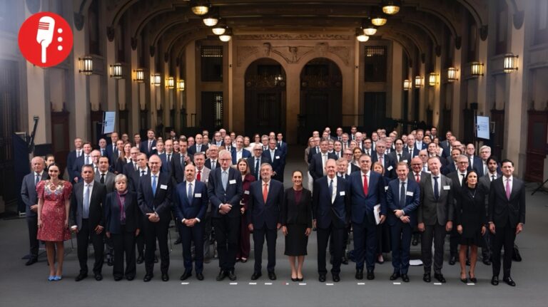 Sheinbaum recibe a ejecutivos nórdicos en Palacio Nacional