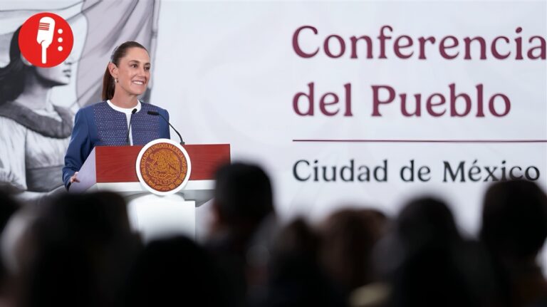 La presidenta Claudia Sheinbaum cuestiona a los gasolineros por la subida de precios