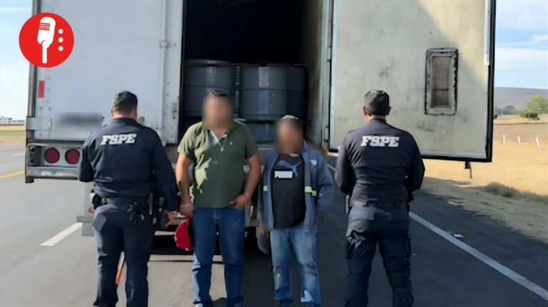 Detienen a dos con 17 mil litros de precursores en Guanajuato