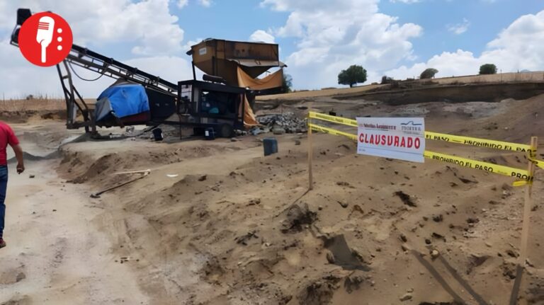 Clausuran extracción ilegal de material en el Nevado de Toluca