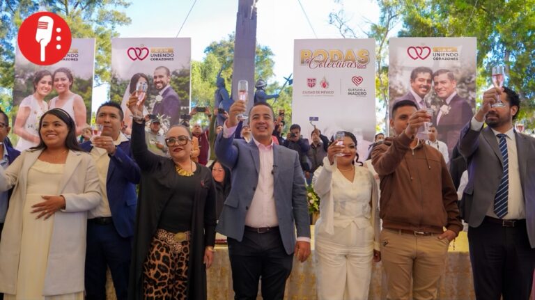 Bodas en Gustavo A. Madero: 500 parejas celebran el amor