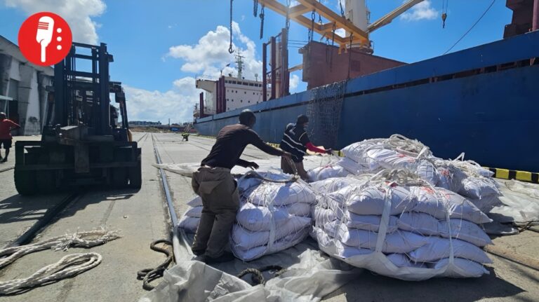 Cuba recibe 15 mil toneladas de arroz de China
