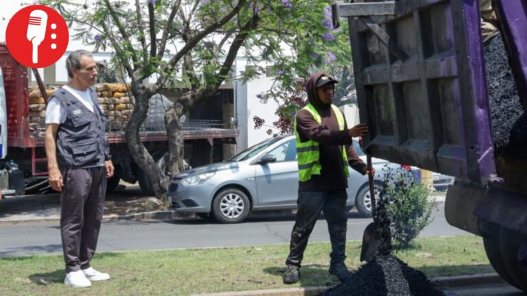 Intensifican bacheo para mejorar la seguridad vial en la capital