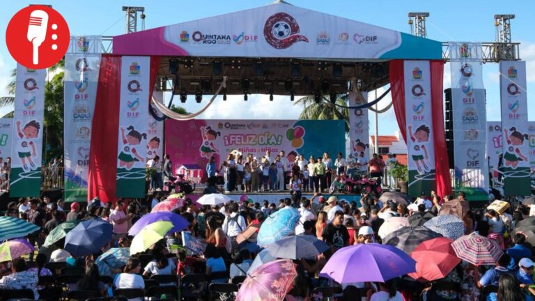 Chetumal reúne a miles de infantes en celebración masiva por “Día del niño”