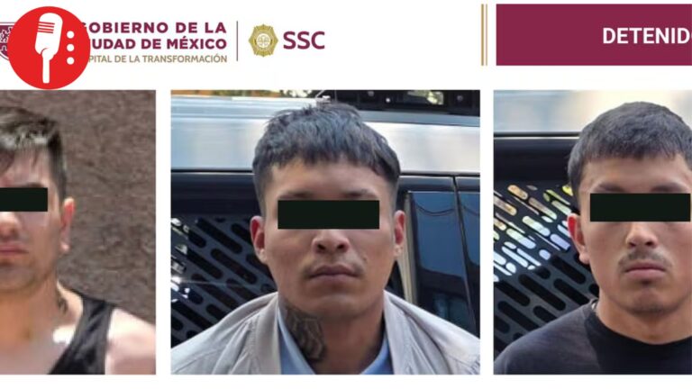Caen tres presuntos integrantes de La Unión Tepito tras ataque armado en la Anáhuac