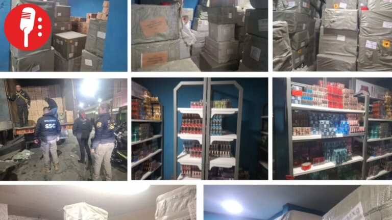 Aseguran 79 toneladas de mercancía ilegal en el Centro de la CDMX
