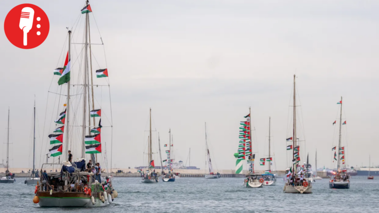 Nueva Flotilla Global Sumud zarpa desde Barcelona rumbo a Gaza