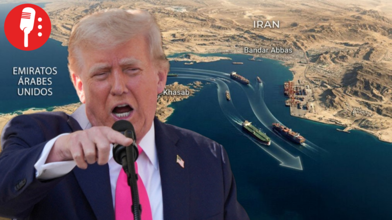 Trump: “Irán está en colapso”; presiona por abrir estrecho de Ormuz