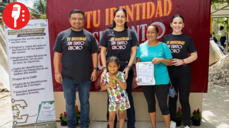 “Tu Identidad Sin Tanto Choro”: acercan servicios del Registro Civil a zonas con rezago en Playa del Carmen