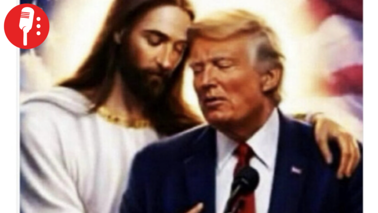 Trump difunde imagen de IA con Jesús y desata polémica