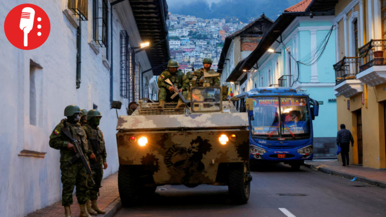 ¡Golpe total! Ecuador militariza calles y recorta libertades