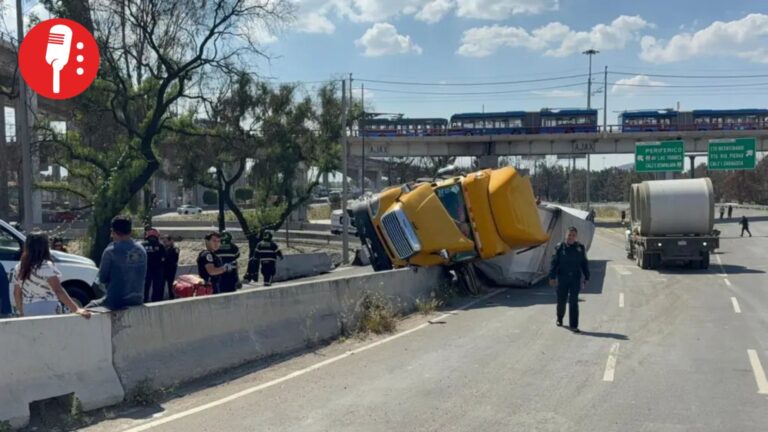 Vuelca tráiler en La Concordia, donde hace medio año explotó una pipa de Gas LP