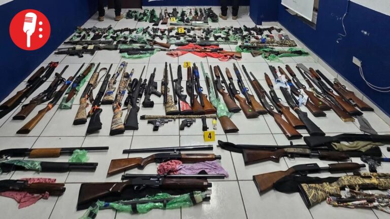 Aseguran 116 armas en Coahuila; iban rumbo a grupos criminales en Michoacán