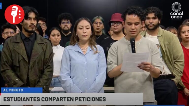 Estudiantes del IPN toman Canal Once; denuncian desvío de recursos en transmisión en vivo