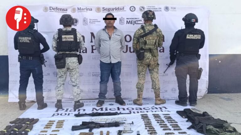 Capturan en Michoacán a hijo de “El Abuelo” Farías durante operativo en Tierra Caliente