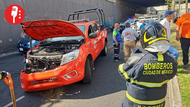 Autoridades de Álvaro Obregón atienden a personas lesionadas por choque en Minas de Cristo