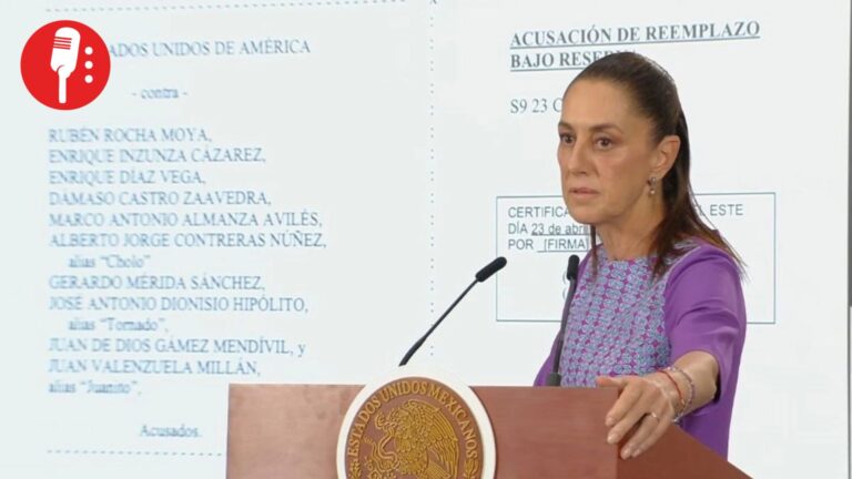 Sheinbaum frena acusaciones de EUA y advierte que sin pruebas hay motivación política