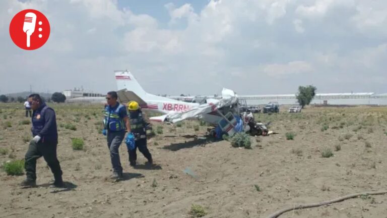 Tragedia aérea en Puebla deja cuatro muertos tras caída de avioneta en Huejotzingo