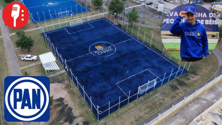 Alcalde de Allende, Nuevo León, publicita al PAN en canchas de fútbol