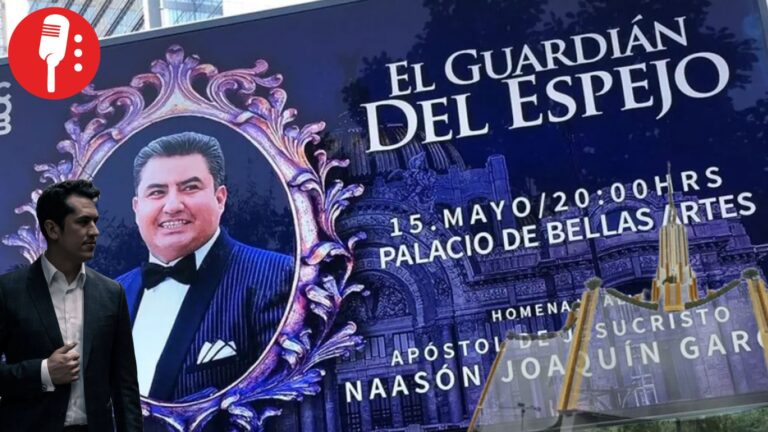 El día que hubo un homenaje al líder de La Luz del Mundo, Naasón Joaquín García, en Bellas Artes
