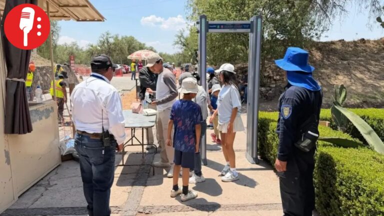 Refuerzan seguridad en Teotihuacán con detectores de metal tras tiroteo
