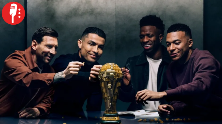 LEGO reúne a Messi, Cristiano, Mbappé y Vinicius en comercial rumbo al Mundial 2026